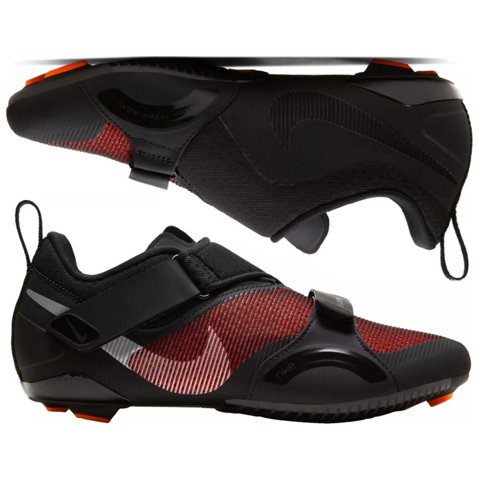 $120 NWB  Sz 6 Women's Nike Superrep Cycle Cycling Shoes CJ0775 008 Black Orange